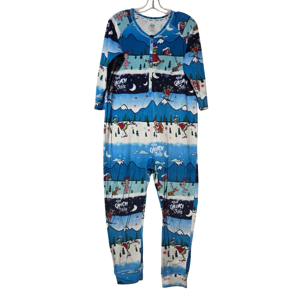 Justice‎ Kids The Grinch Justice Sleepwear One Piece Pajamas Size L